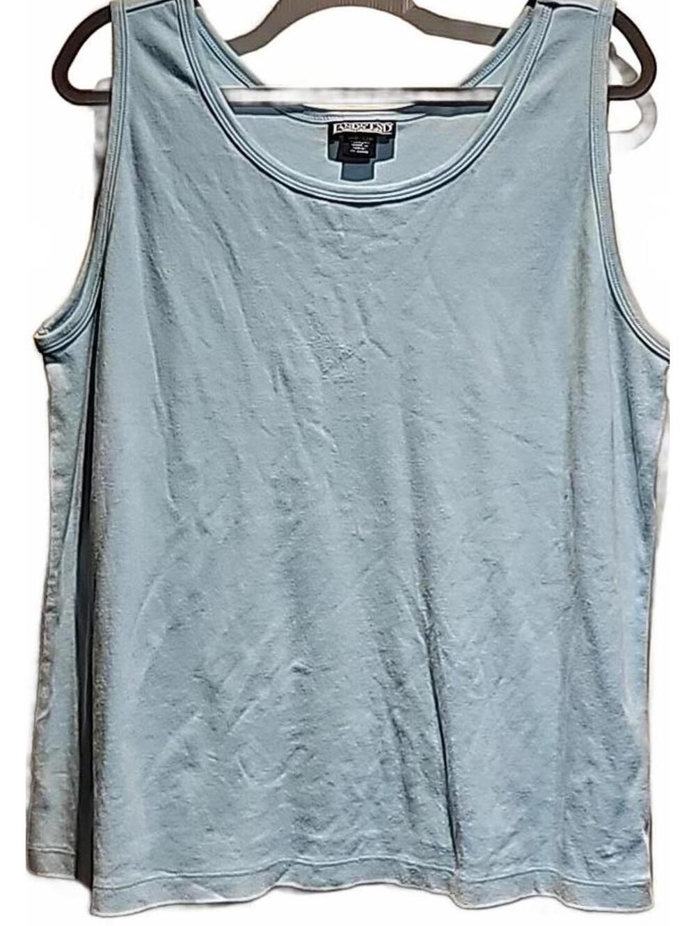 Lands' End light teal tank size 2x (20-22)